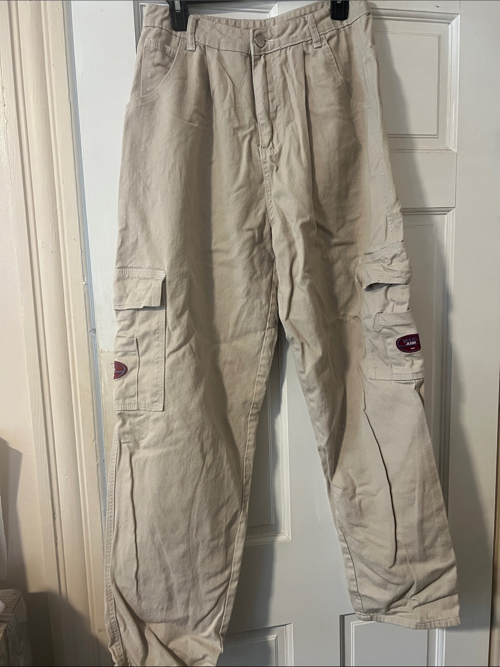 SHEIN - Women’s Beige Cargo Pants with Utility Pockets